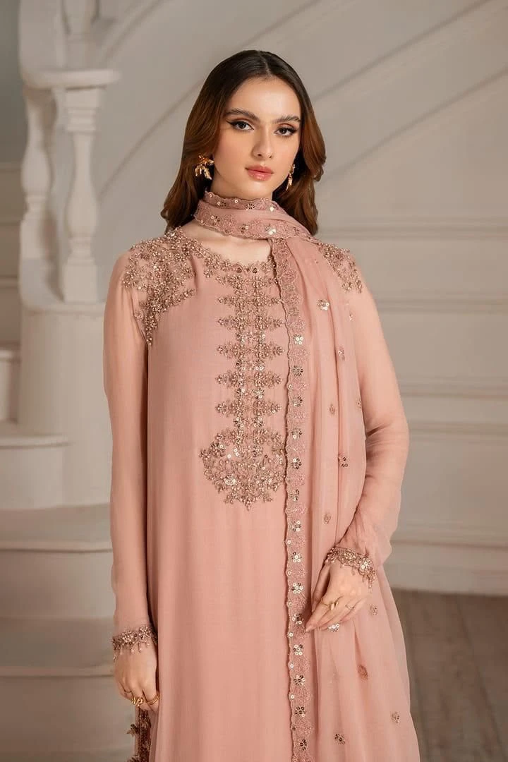 SHIFFON SUIT  - Un - Stitched Embroidered 3pc