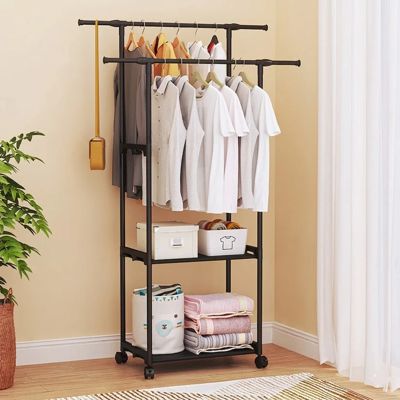 Iron Shoe and Hat Shelf Rack
