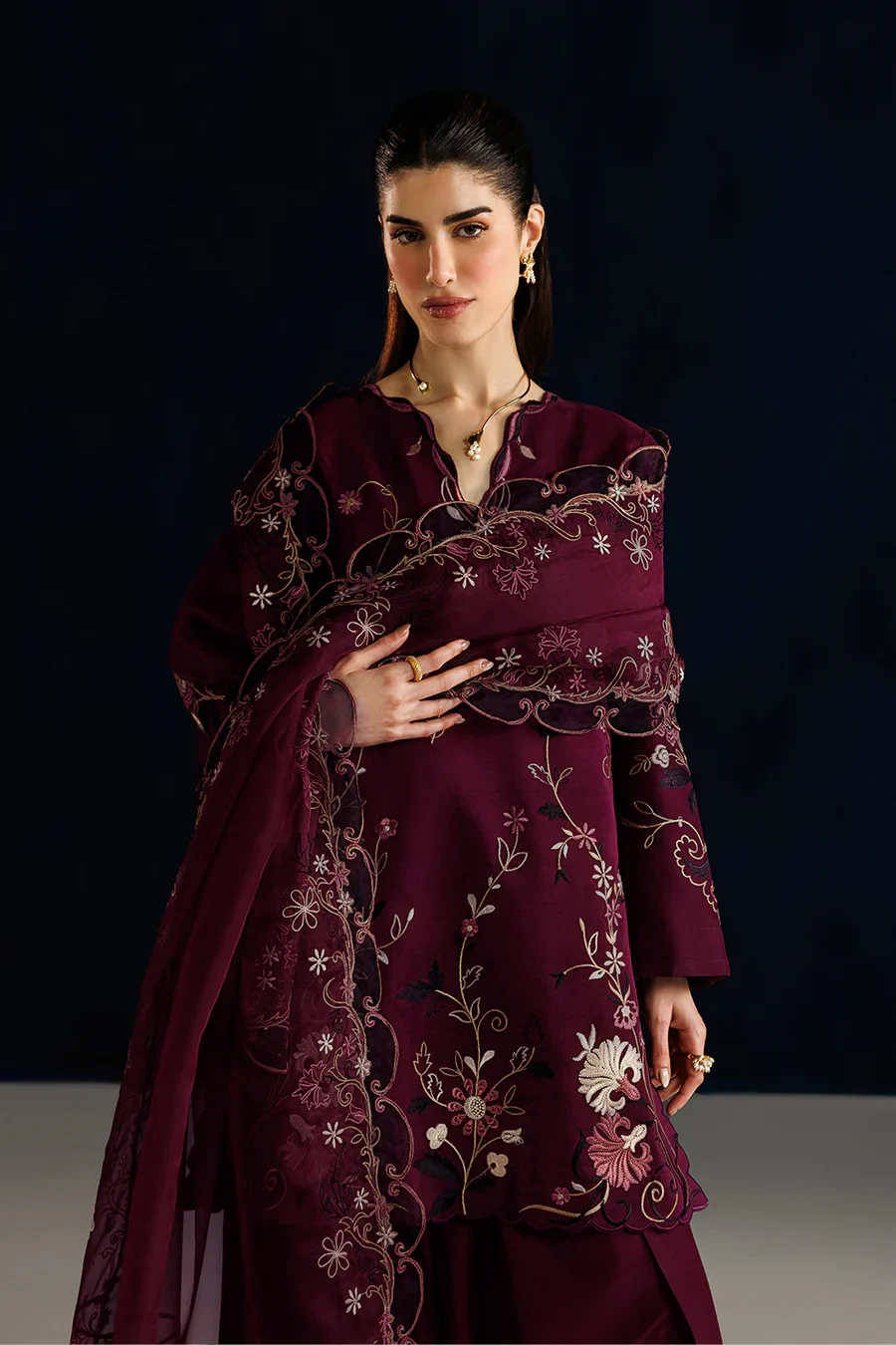 Ramen Silk Burgundy