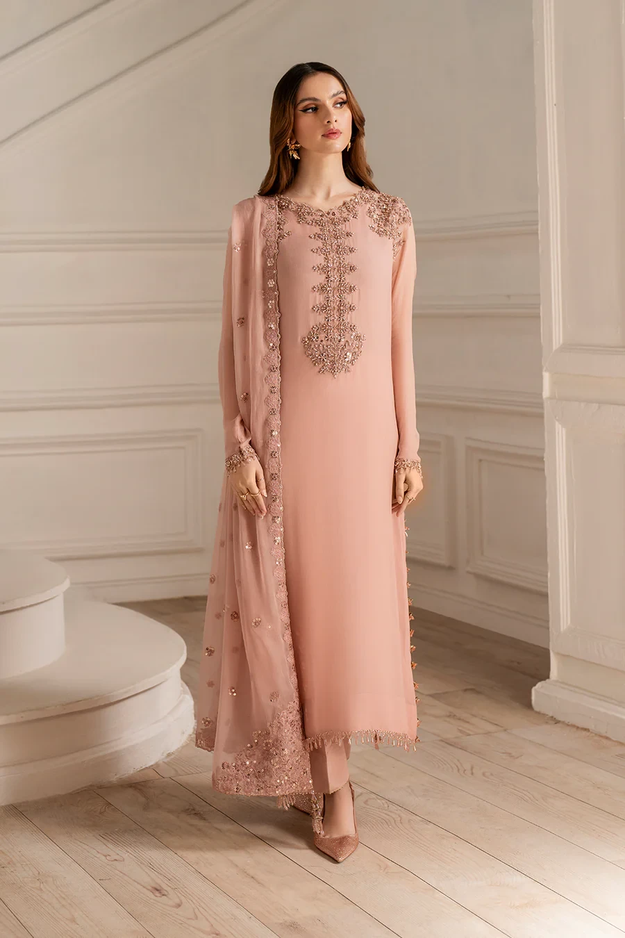 Embroidered Chiffon